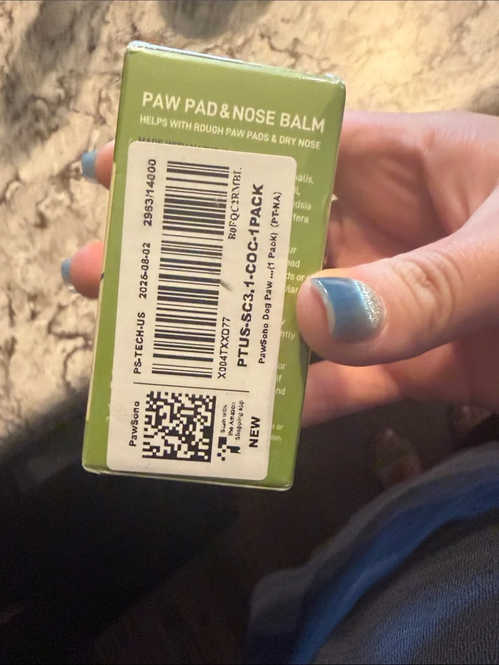 Brand New! Green Paw Pad & Nose Balm - Lick-Safe Moisturizer